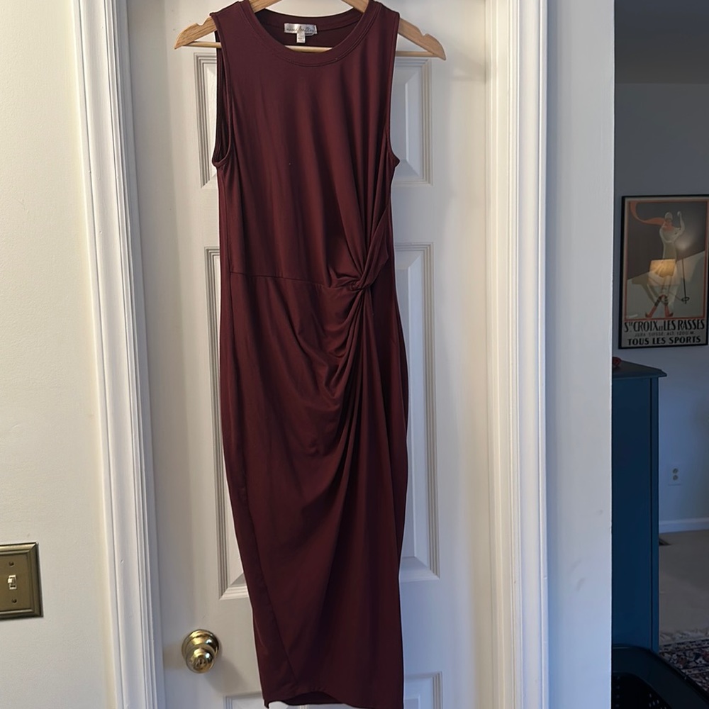 Nine Britton Purple Tie Front Dress